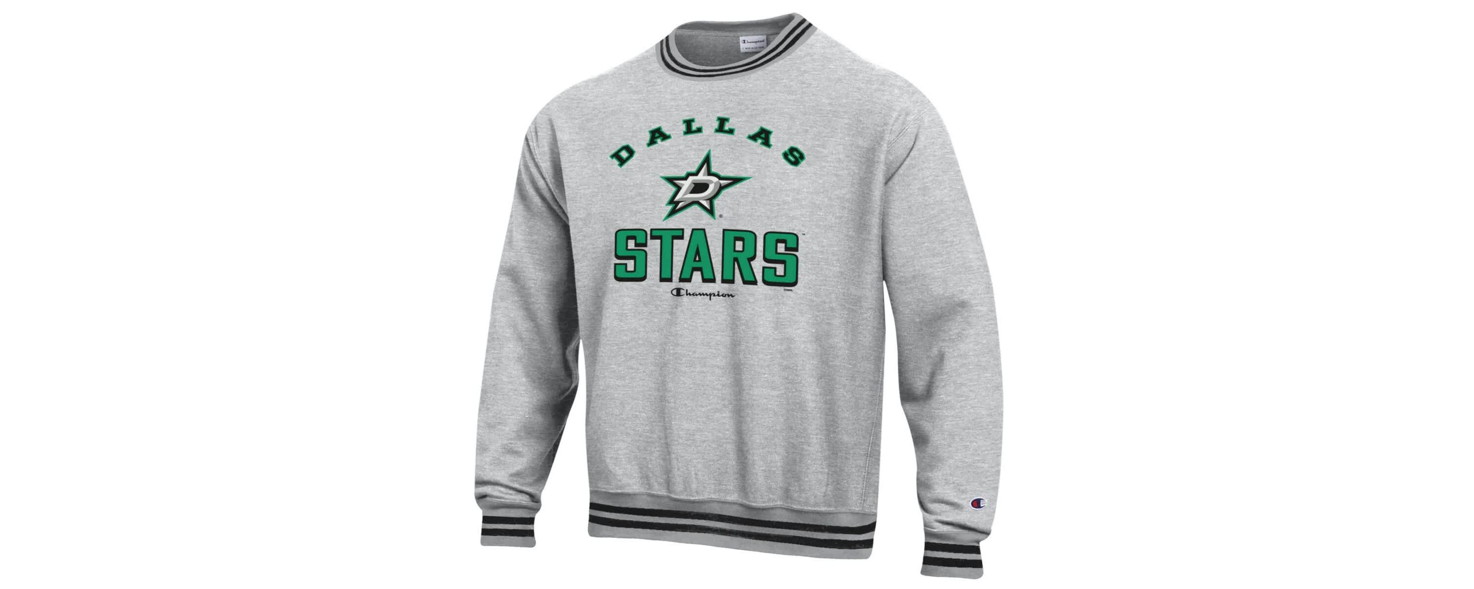 NHL Dallas Stars Reverse Weave Yarn Dye Pullover Sweatshirt