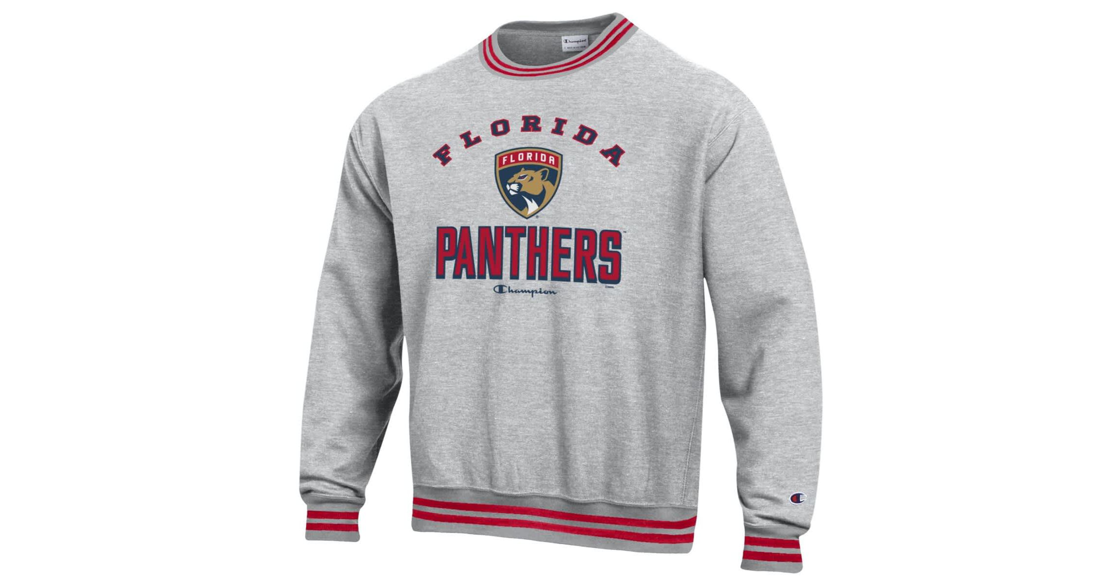 NHL Florida Panthers Reverse Weave Yarn Dye Pullover Sweatshirt
