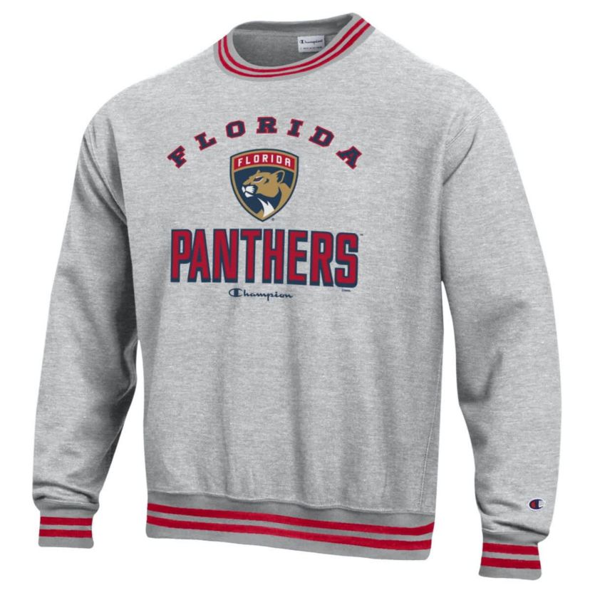 NHL Florida Panthers Reverse Weave Yarn Dye Pullover Sweatshirt
