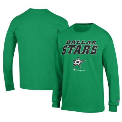 Champion Men's NHL Kelly Dallas Stars Long-Sleeve Jersey T-Shirt, Green, Medium