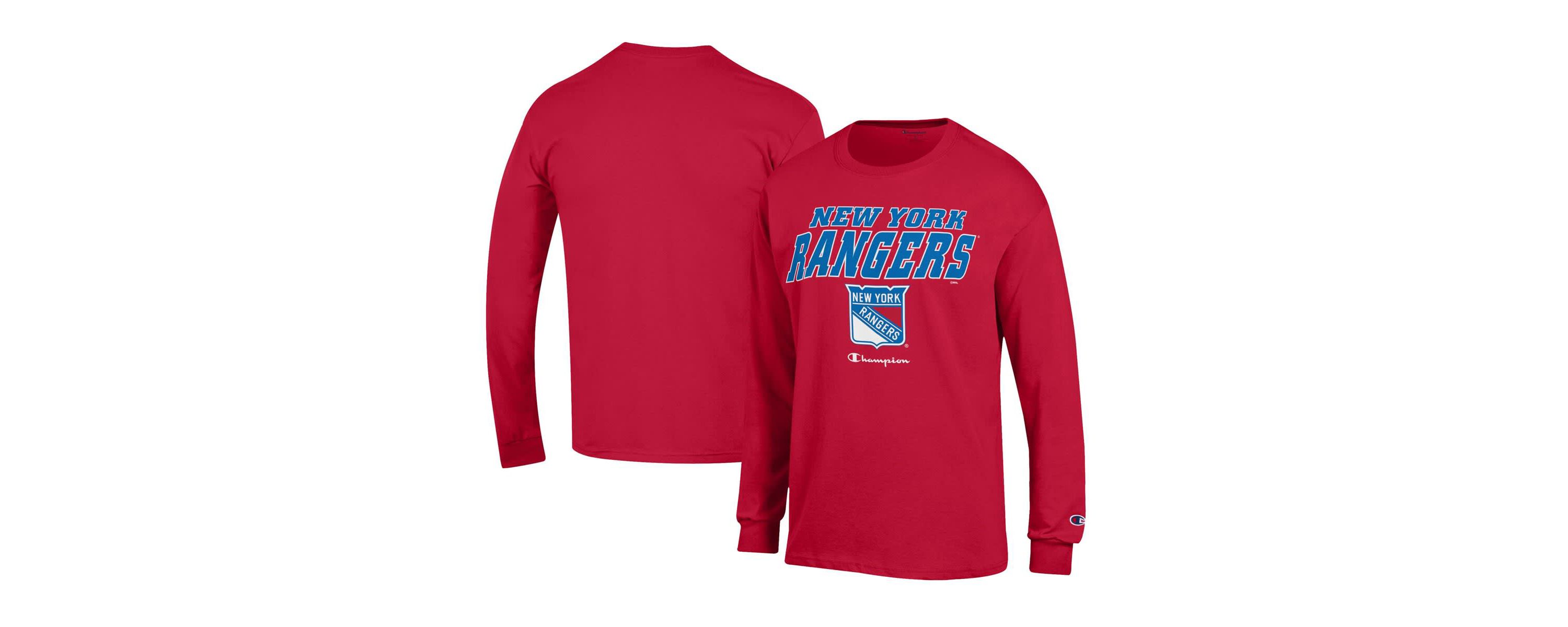 NHL New York Rangers Long-Sleeve Jersey T-Shirt