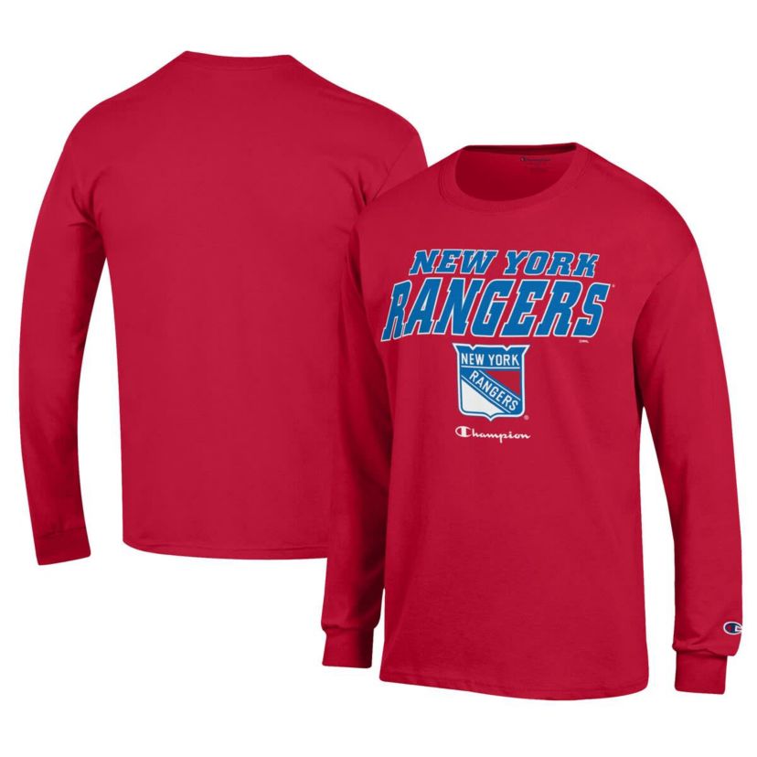 NHL New York Rangers Long-Sleeve Jersey T-Shirt