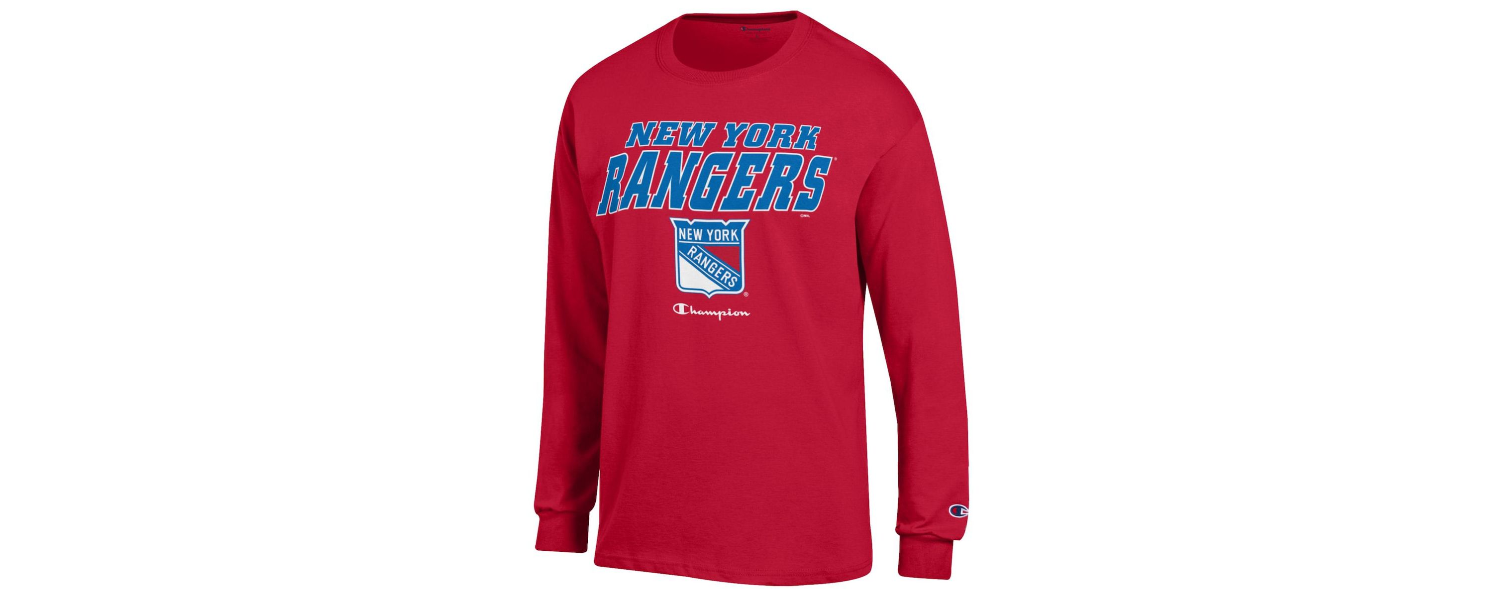 NHL New York Rangers Long-Sleeve Jersey T-Shirt