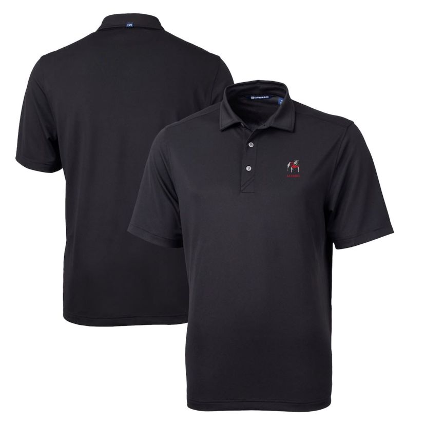 NCAA Georgia Bulldogs Alumni Logo Virtue DryTec Eco Pique Recycled Polo