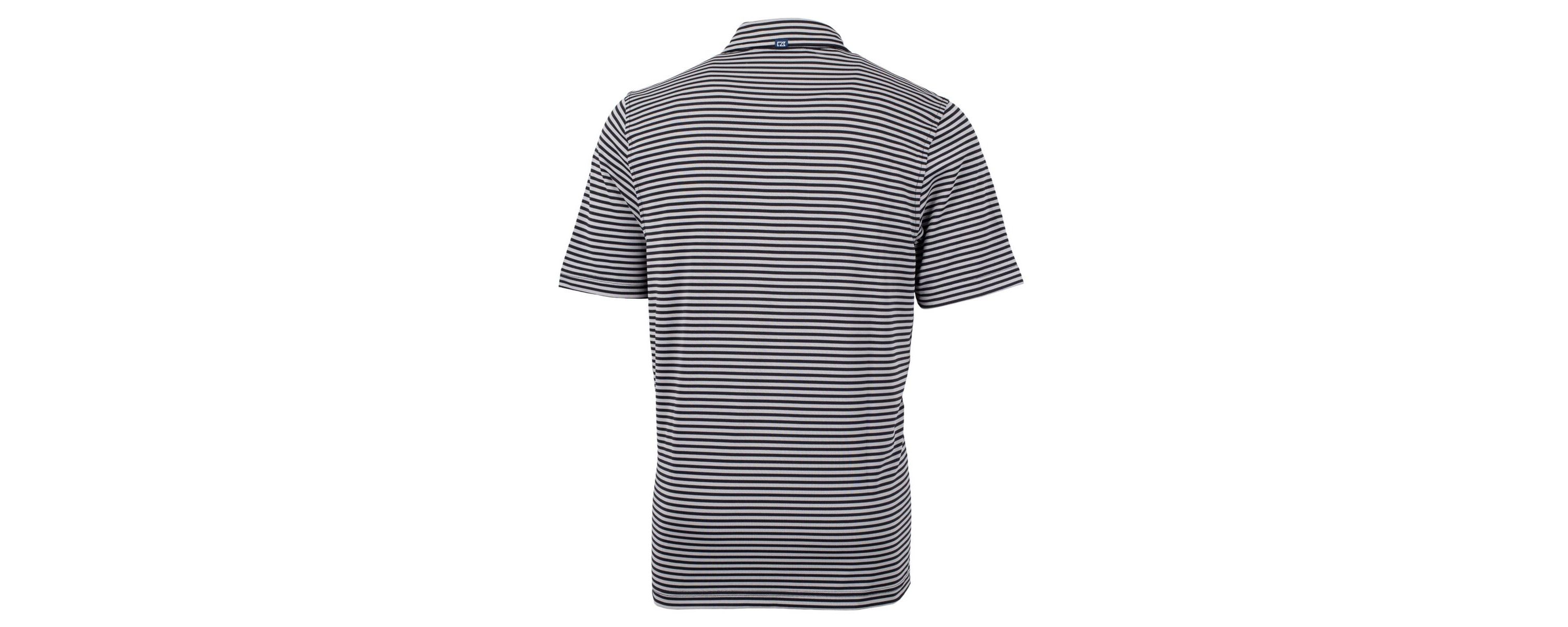 NCAA Georgia Bulldogs Alumni Logo Virtue Eco Pique Stripe Recycled Polo
