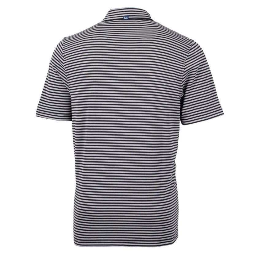 NCAA Georgia Bulldogs Alumni Logo Virtue Eco Pique Stripe Recycled Polo