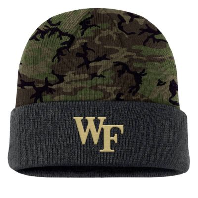 Men's NCAA Nike Wake Forest Demon Deacons Military Appreciation Cuffed Knit Hat