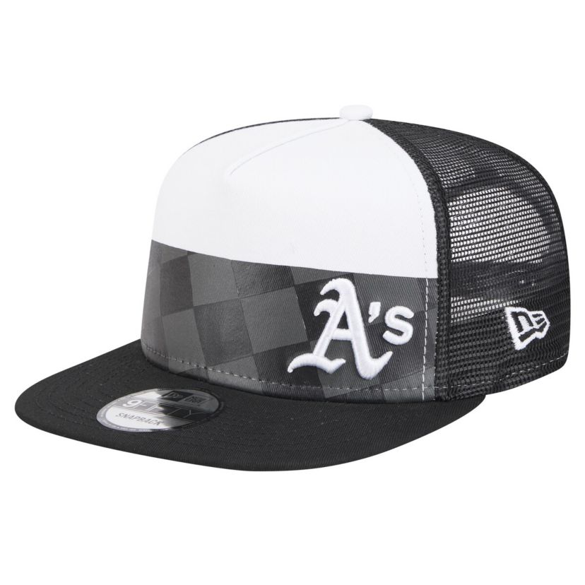 Cooperstown Teams Oakland Athletics Checkmate Trucker 9FIFTY Snapback Hat