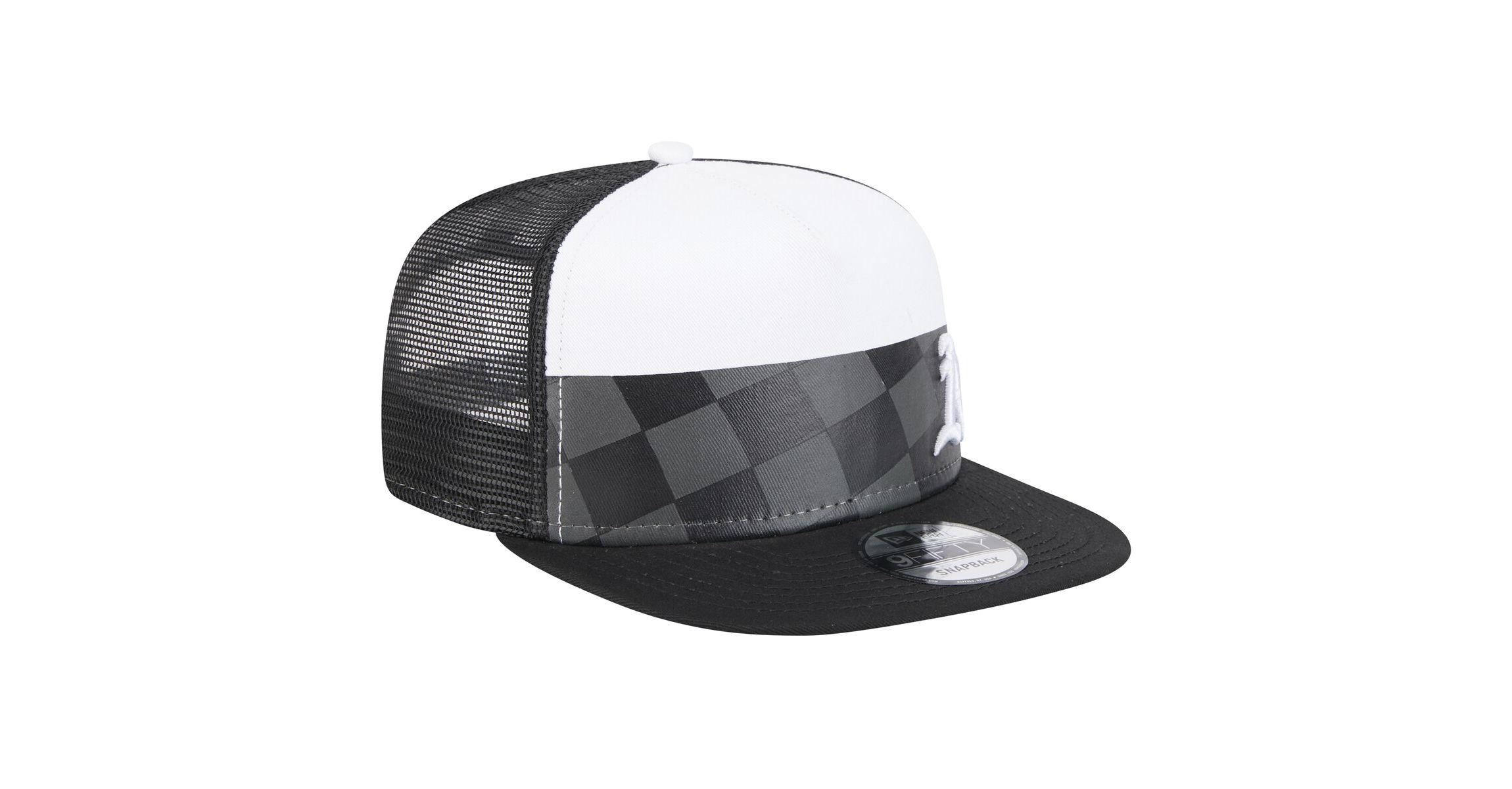 Cooperstown Teams Oakland Athletics Checkmate Trucker 9FIFTY Snapback Hat