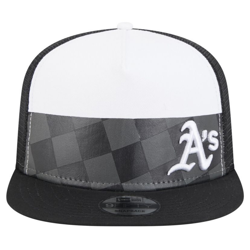 Cooperstown Teams Oakland Athletics Checkmate Trucker 9FIFTY Snapback Hat