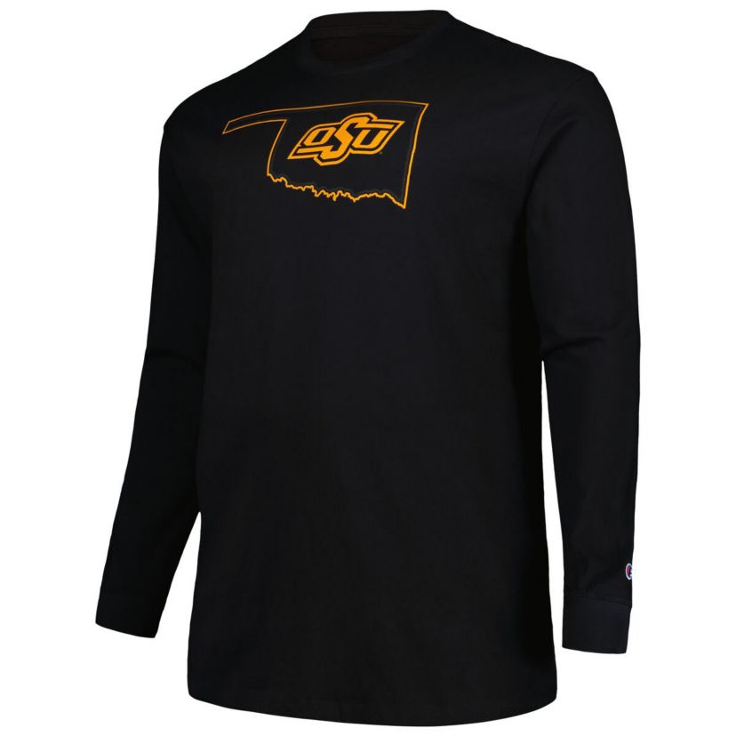 NCAA Oklahoma State Cowboys Big & Tall Pop Long Sleeve T-Shirt