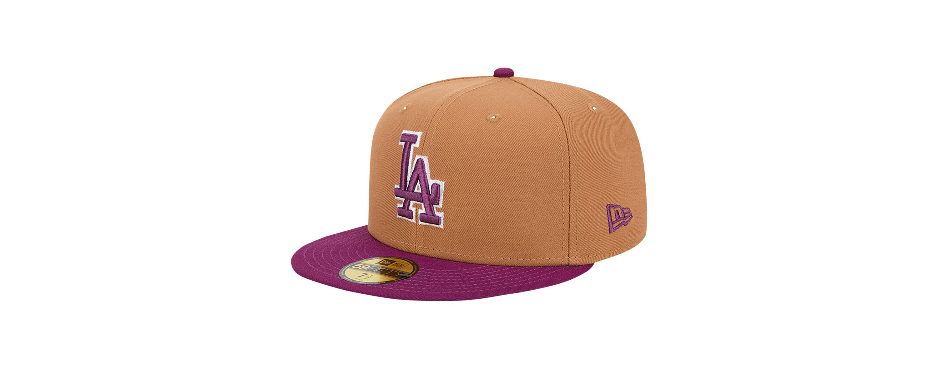 MLB Brown/Purple Los Angeles Dodgers Two-Tone Color Pack 59FIFTY Fitted Hat