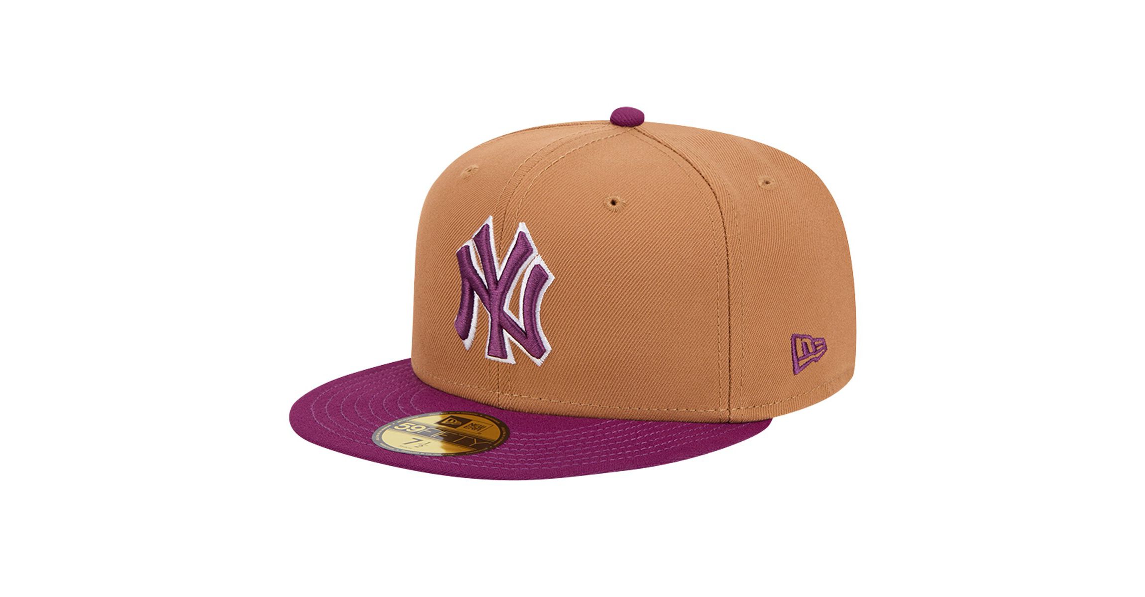 MLB Brown/Purple New York Yankees Two-Tone Color Pack 59FIFTY Fitted Hat