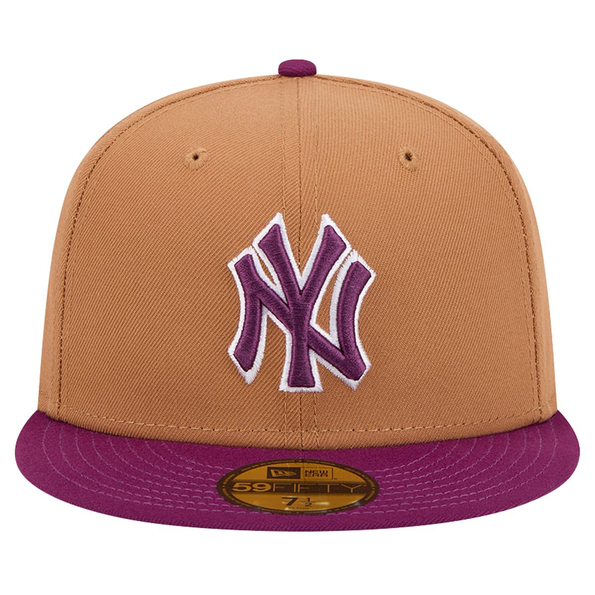 MLB Brown/Purple New York Yankees Two-Tone Color Pack 59FIFTY Fitted Hat