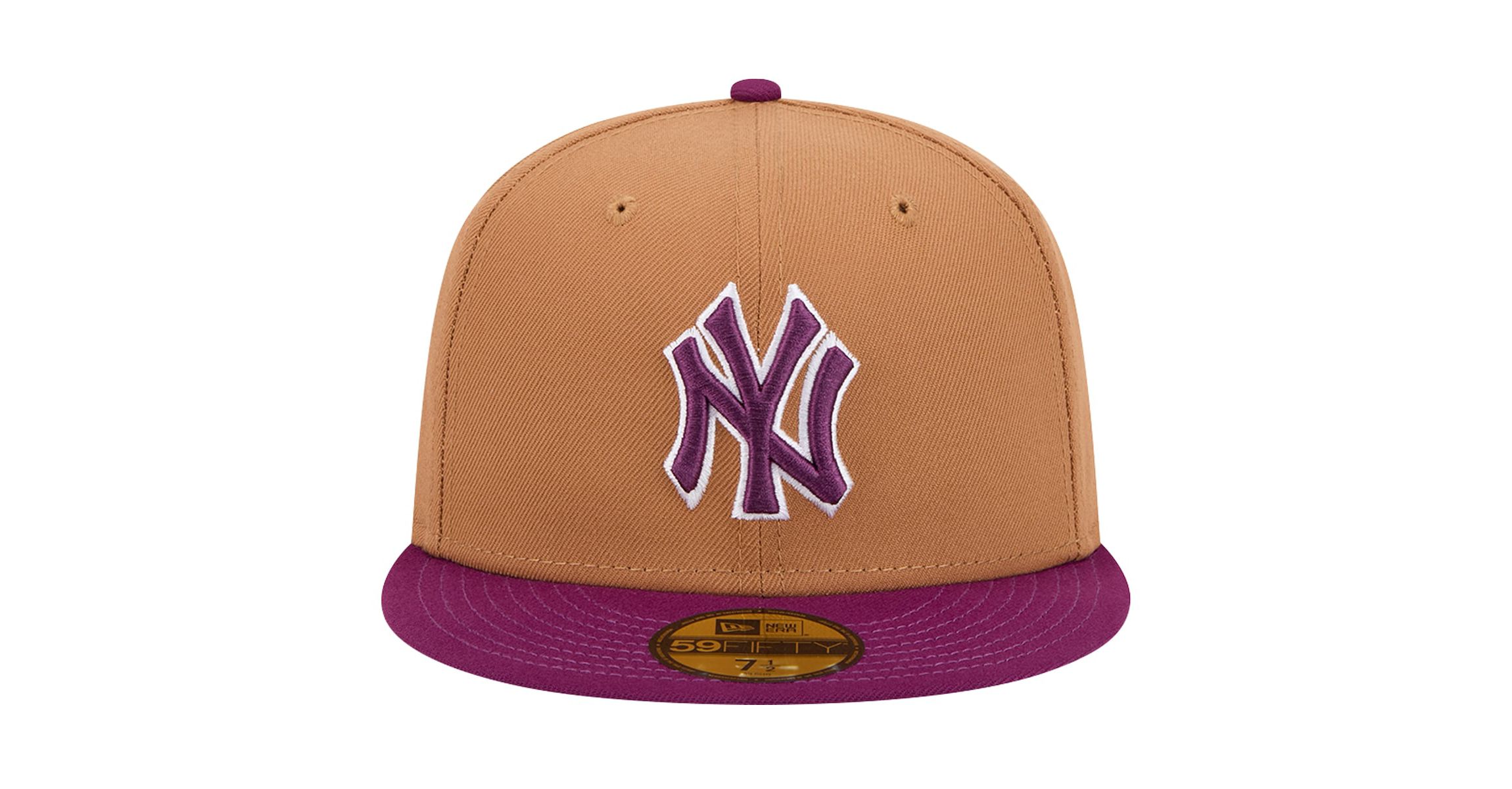 MLB Brown/Purple New York Yankees Two-Tone Color Pack 59FIFTY Fitted Hat