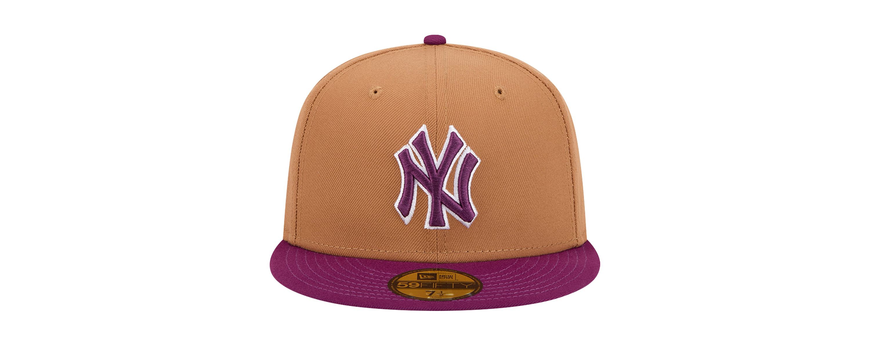 MLB Brown/Purple New York Yankees Two-Tone Color Pack 59FIFTY Fitted Hat