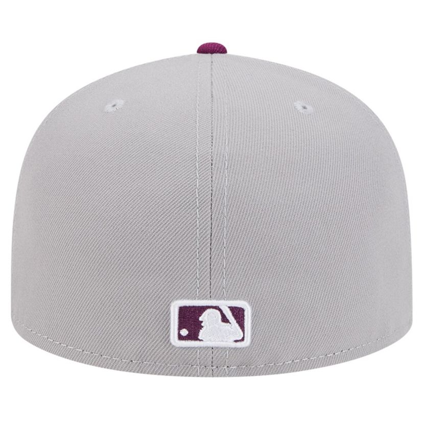 Boston Red Sox MLB Gray/Purple Boston Sox Two-Tone Color Pack 59FIFTY Fitted Hat