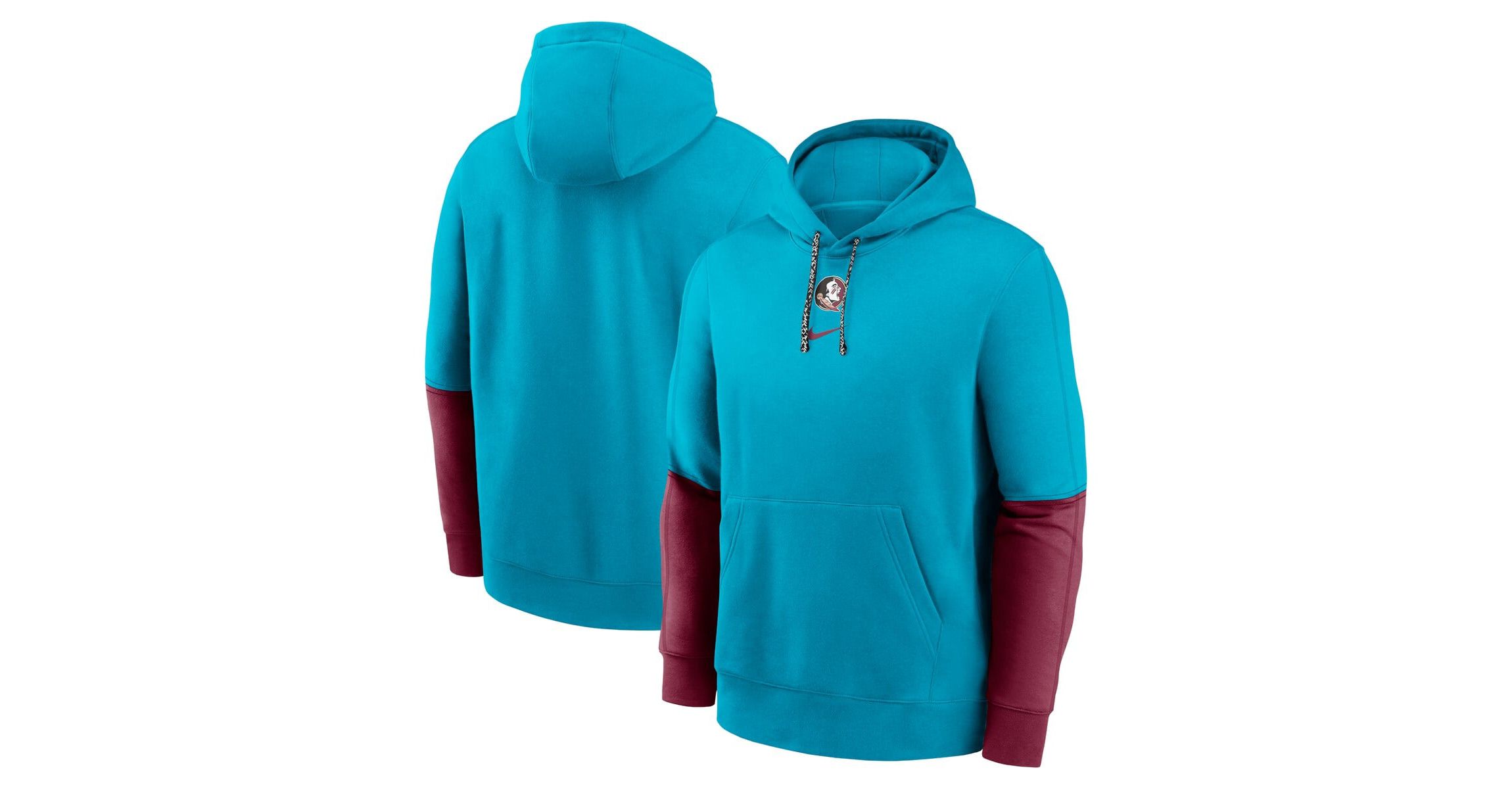 NCAA Nike Florida State Seminoles 2024 Sideline Club Fleece Pullover Hoodie