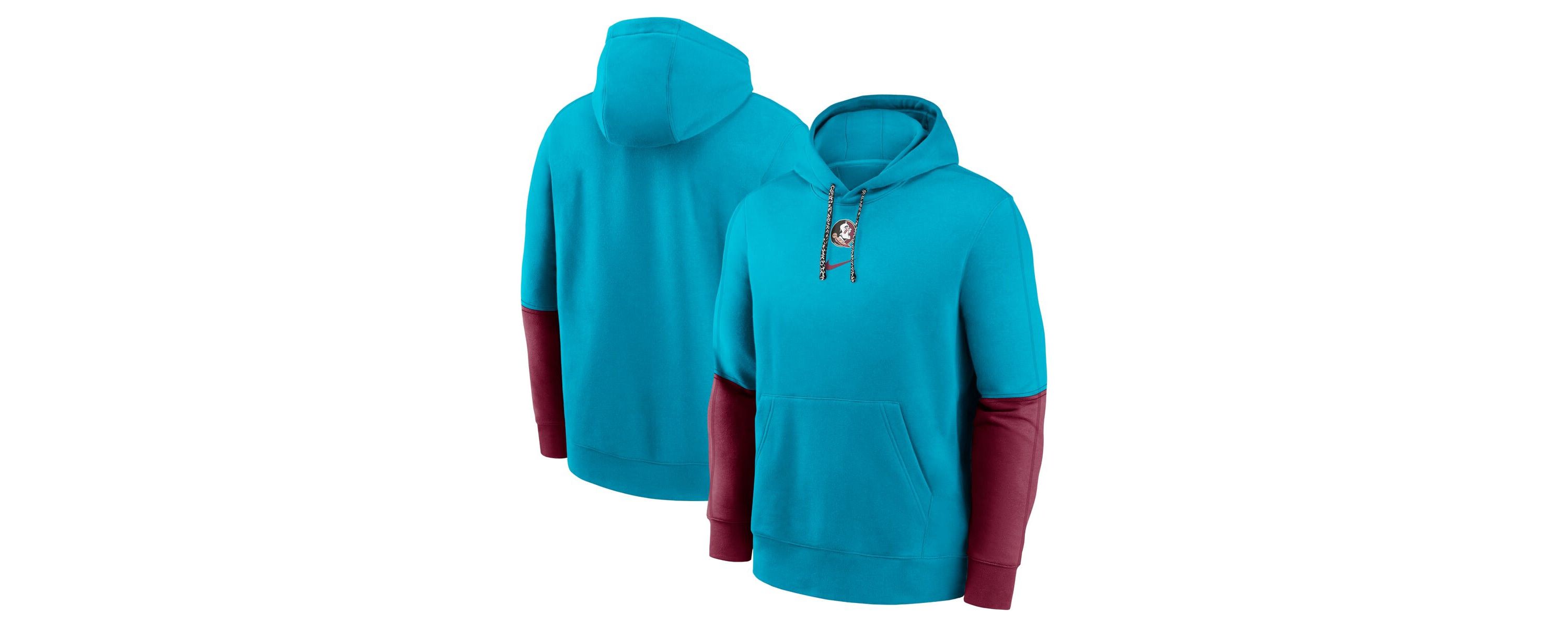 NCAA Nike Florida State Seminoles 2024 Sideline Club Fleece Pullover Hoodie