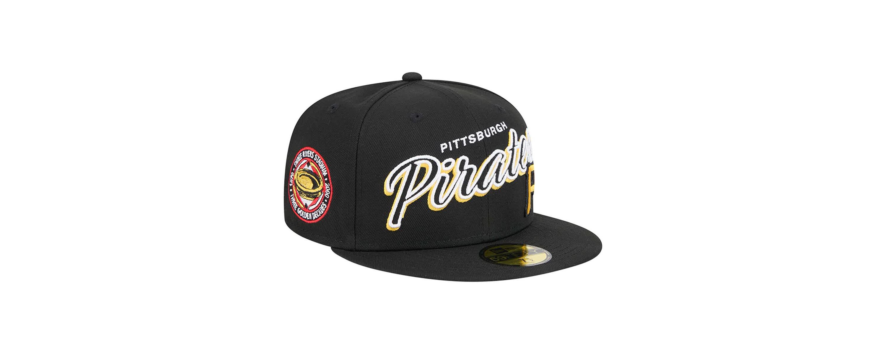 MLB Pittsburgh Pirates Script Sided 59FIFTY Fitted Hat