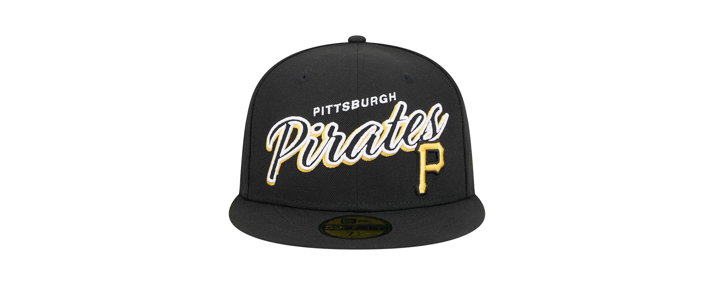 MLB Pittsburgh Pirates Script Sided 59FIFTY Fitted Hat