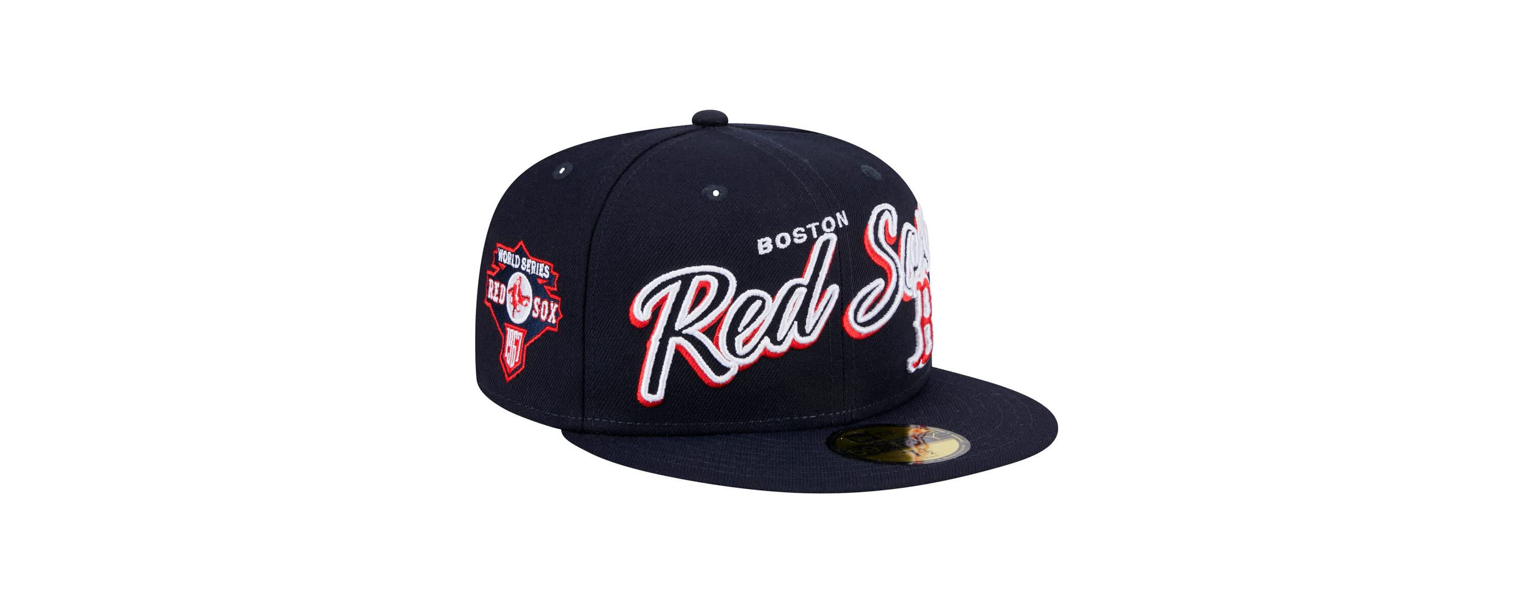 Boston Red Sox MLB Boston Sox Script Sided 59FIFTY Fitted Hat