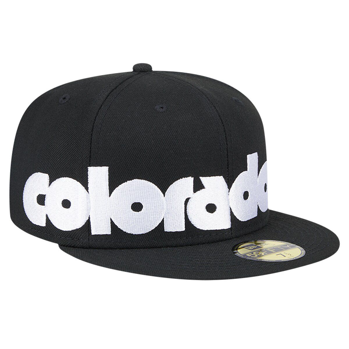 MLB Colorado Rockies Checkered Undervisor 59FIFTY Fitted Hat