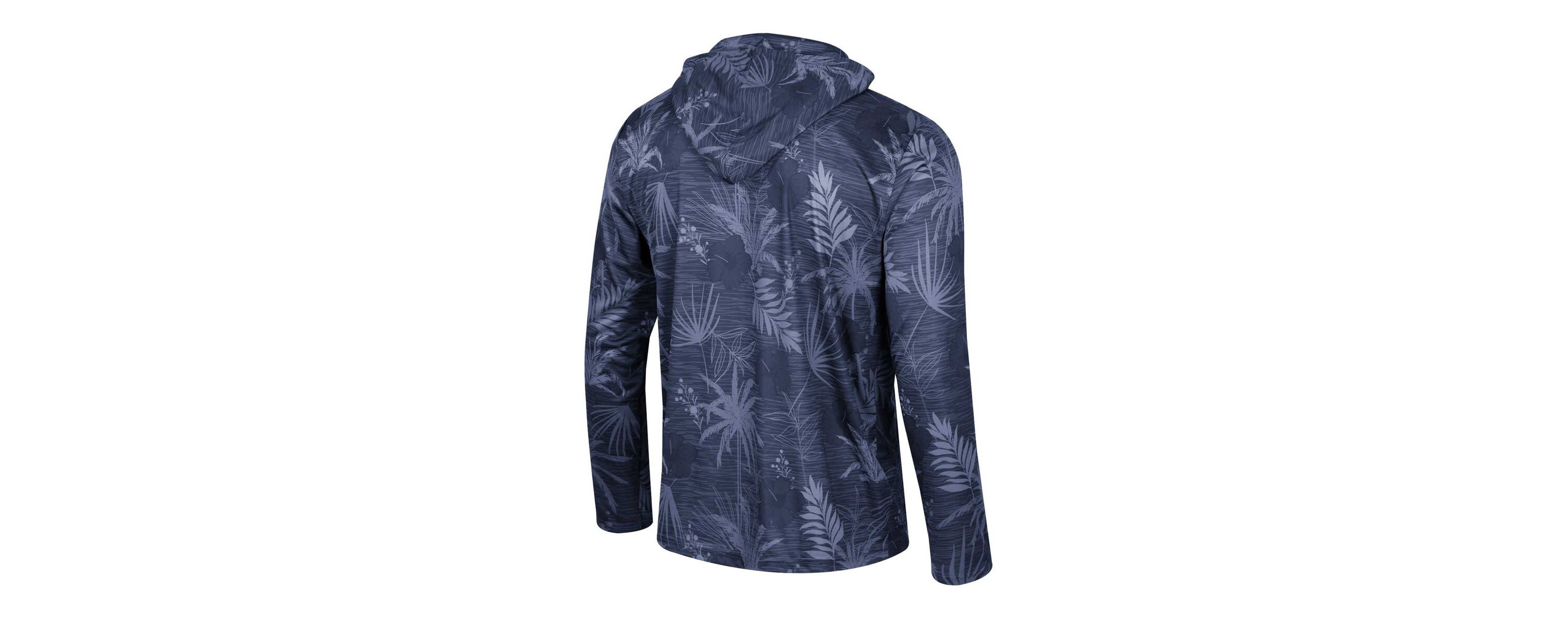 NCAA Virginia Cavaliers Palms Printed Lightweight Quarter-Zip Hooded Top