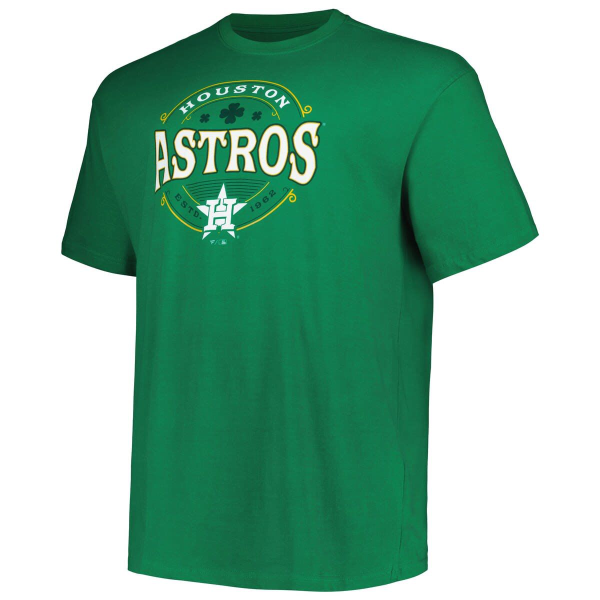 MLB Kelly Houston Astros Big & Tall Celtic T-Shirt