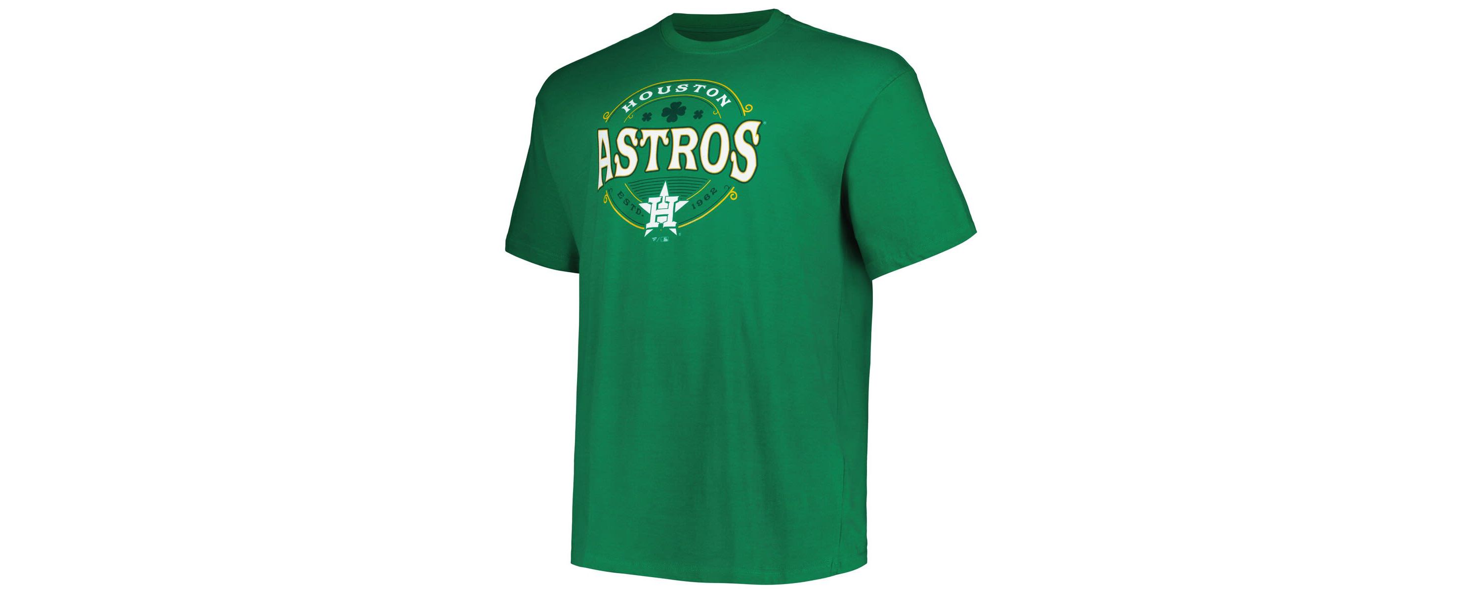 MLB Kelly Houston Astros Big & Tall Celtic T-Shirt