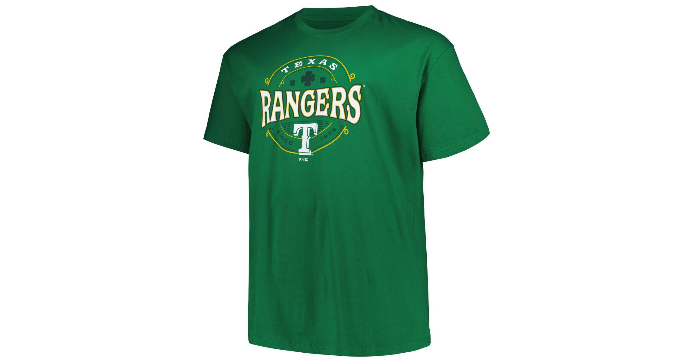 MLB Kelly Texas Rangers Big & Tall Celtic T-Shirt