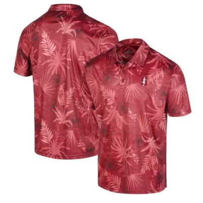 Colosseum Men's Stanford Cardinal NCAA Stanford Palms Team Polo