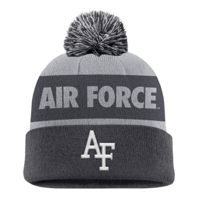 Men's NCAA Nike Air Force Falcons Rivalry Shield Cuffed Knit Hat with Pom