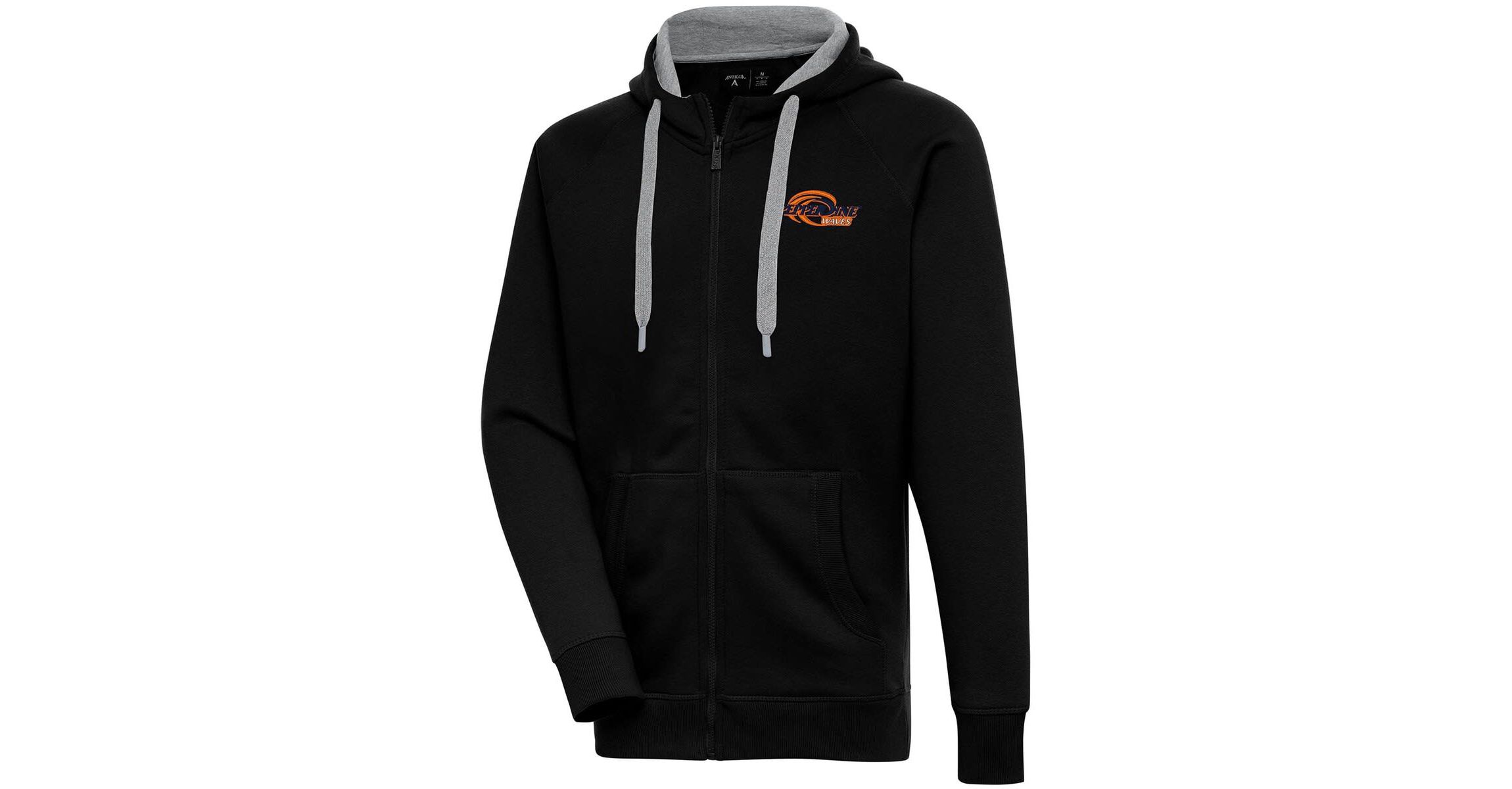 NCAA Pepperdine Waves Victory Raglan Full-Zip Hoodie