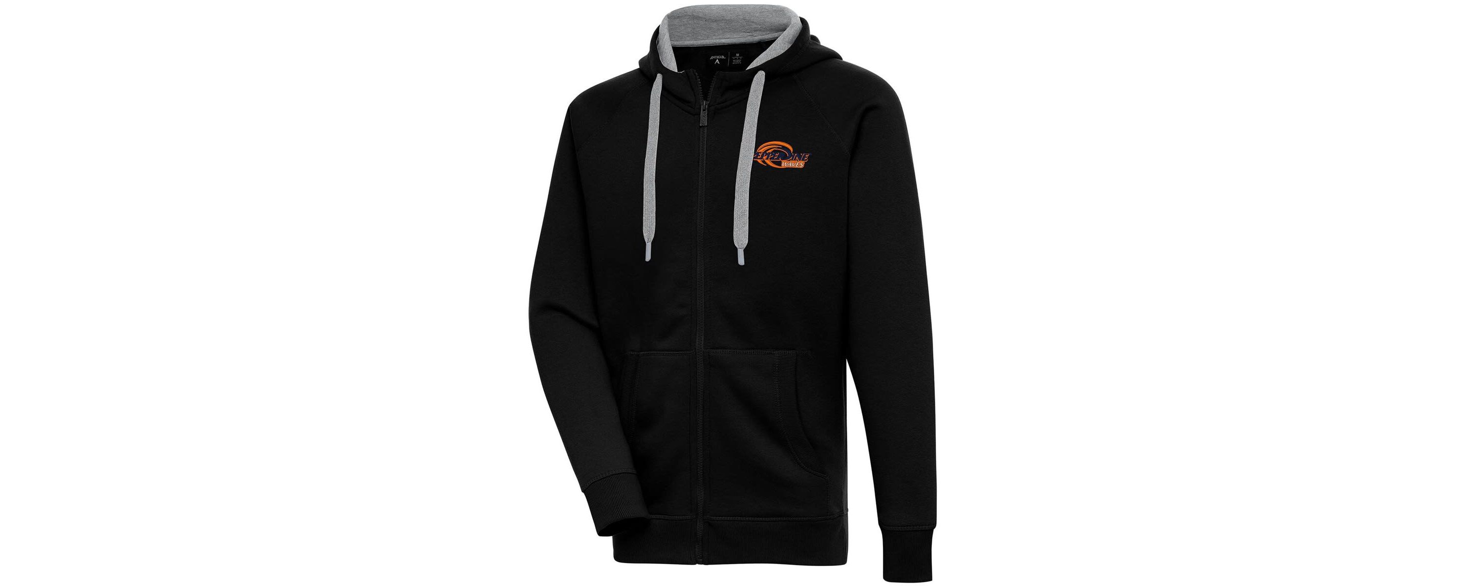 NCAA Pepperdine Waves Victory Raglan Full-Zip Hoodie