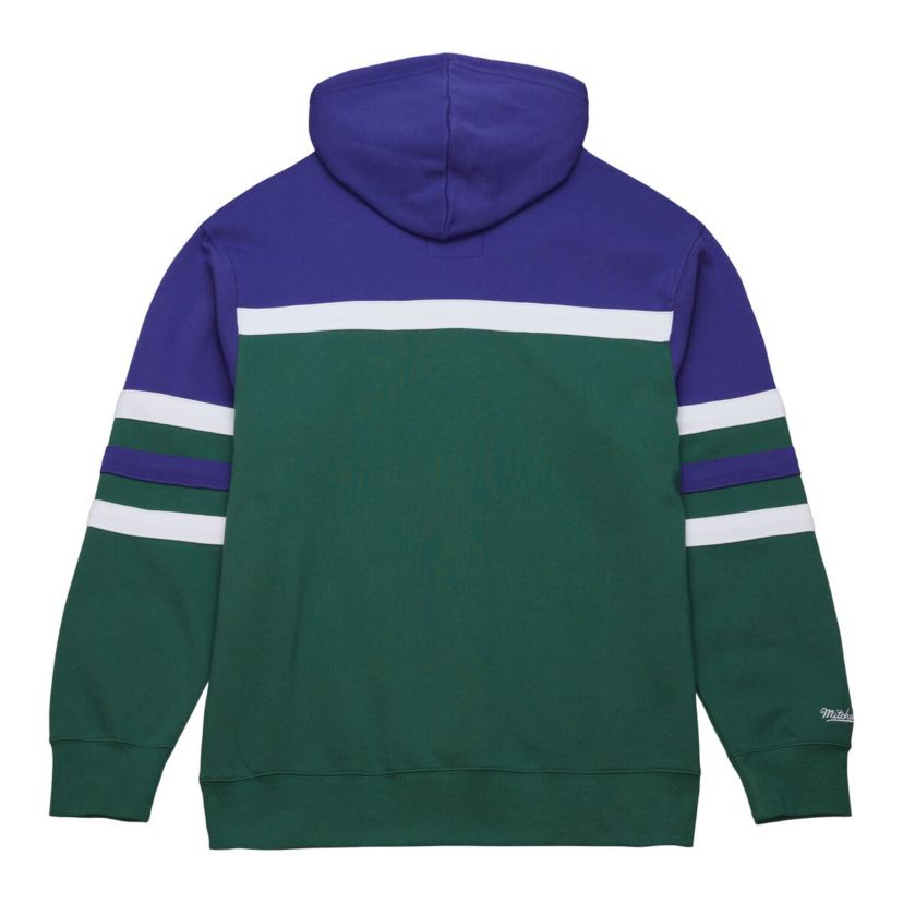 NBA Green/Purple Milwaukee Bucks Head Coach Pullover Hoodie