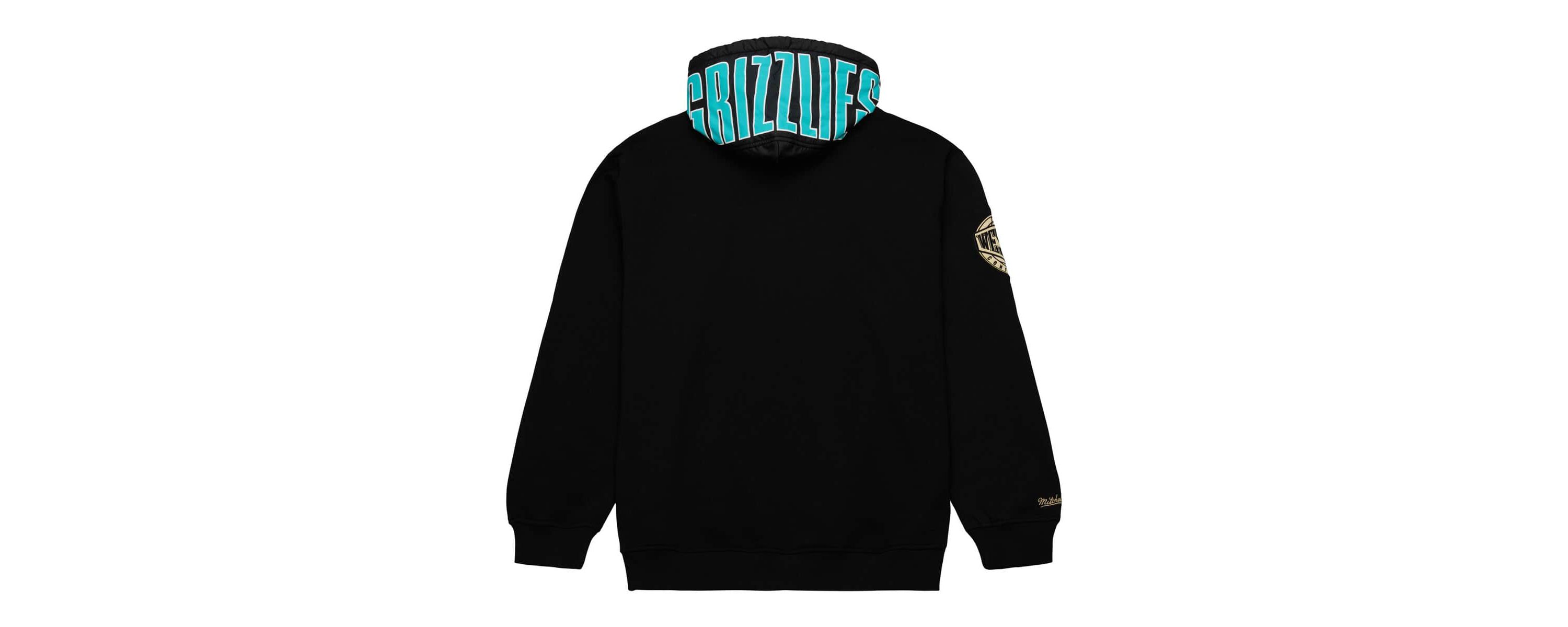 Hardwood Classic Teams Vancouver Grizzlies Hardwood Classics Team OG 2.0 Vintage Logo Fleece Pullover Hoodie