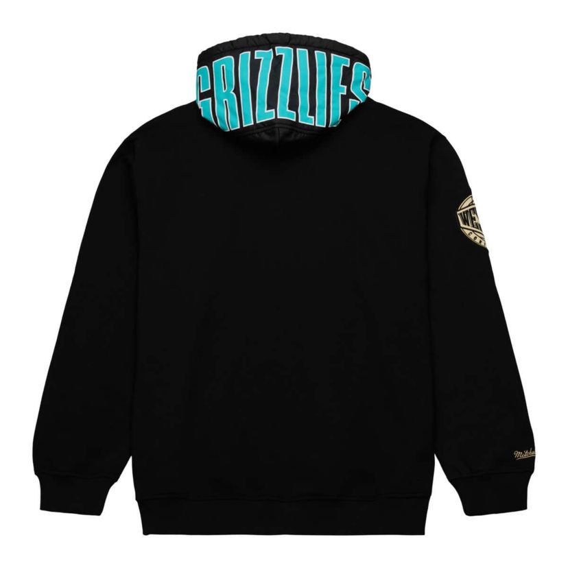 Hardwood Classic Teams Vancouver Grizzlies Hardwood Classics Team OG 2.0 Vintage Logo Fleece Pullover Hoodie