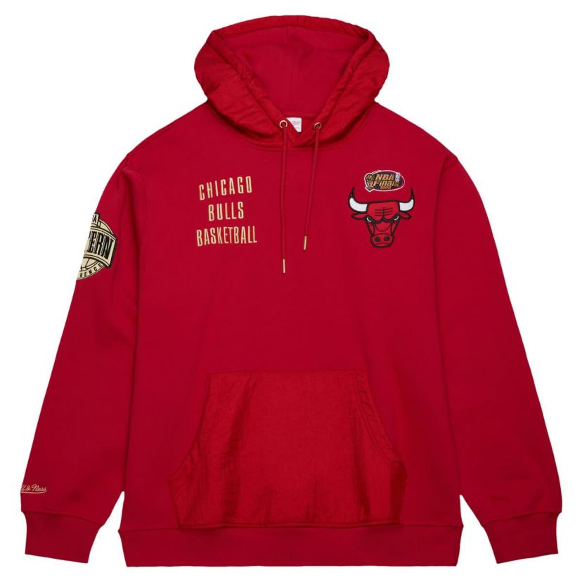 NBA Chicago Bulls Team OG 2.0 Vintage Logo Fleece Pullover Hoodie