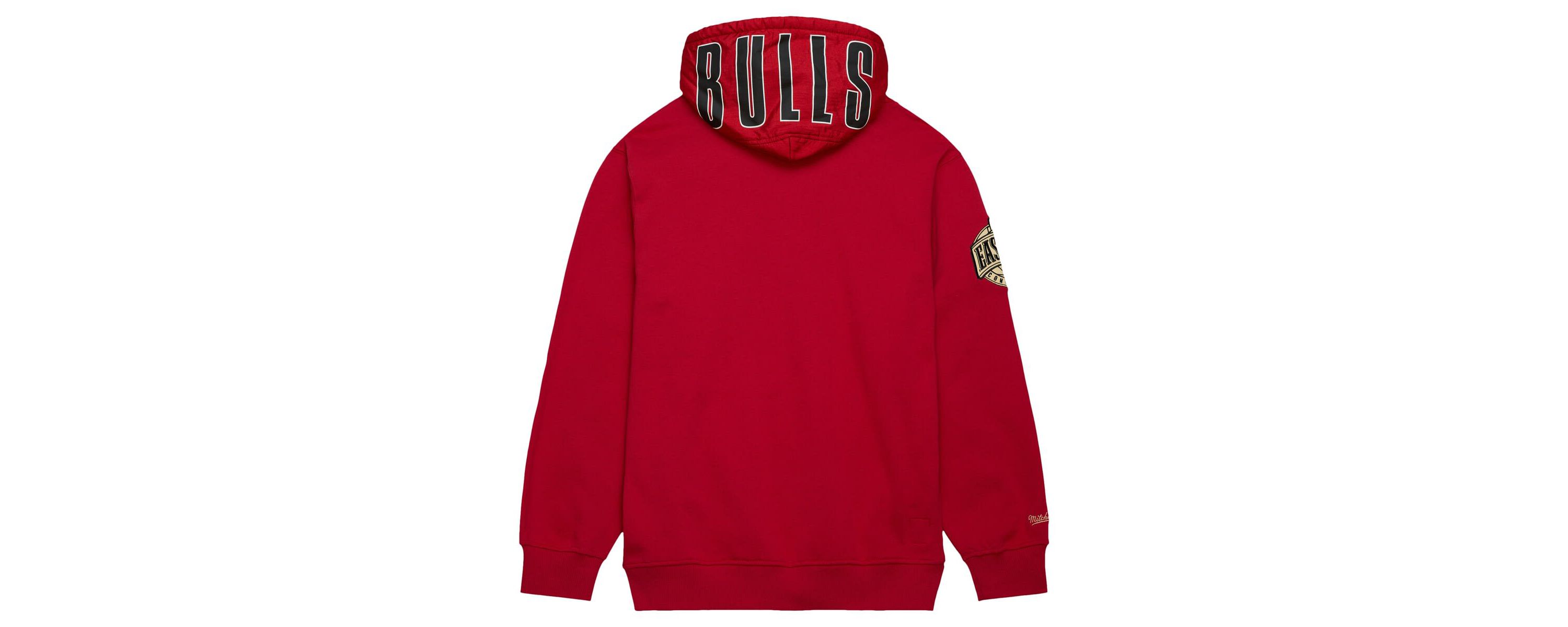 NBA Chicago Bulls Team OG 2.0 Vintage Logo Fleece Pullover Hoodie