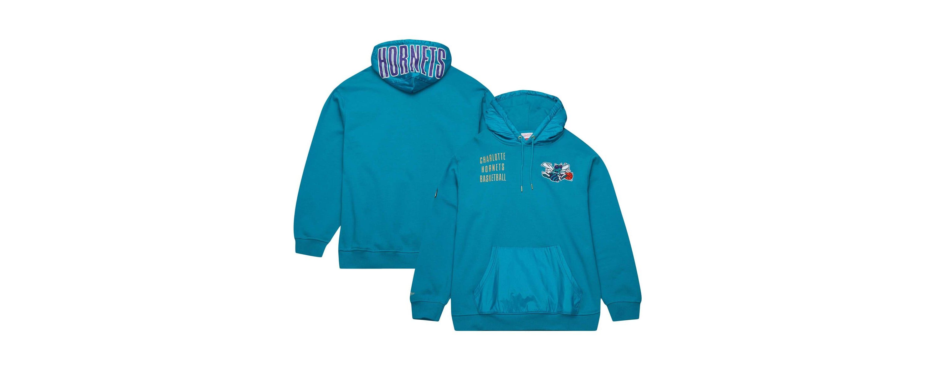 NBA Charlotte Hornets Team OG 2.0 Vintage Logo Fleece Pullover Hoodie