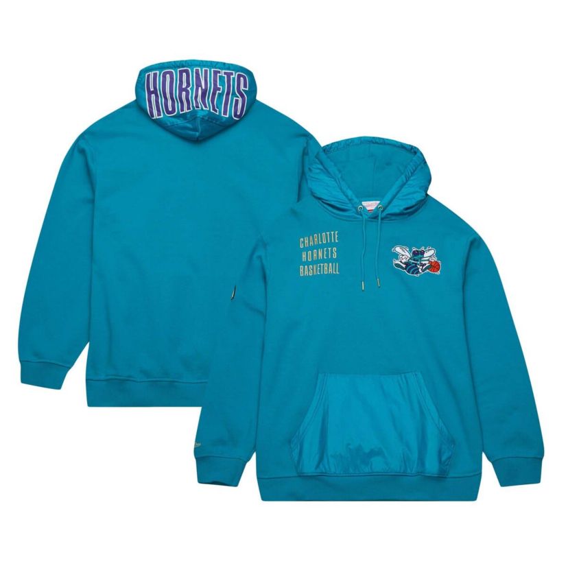 NBA Charlotte Hornets Team OG 2.0 Vintage Logo Fleece Pullover Hoodie