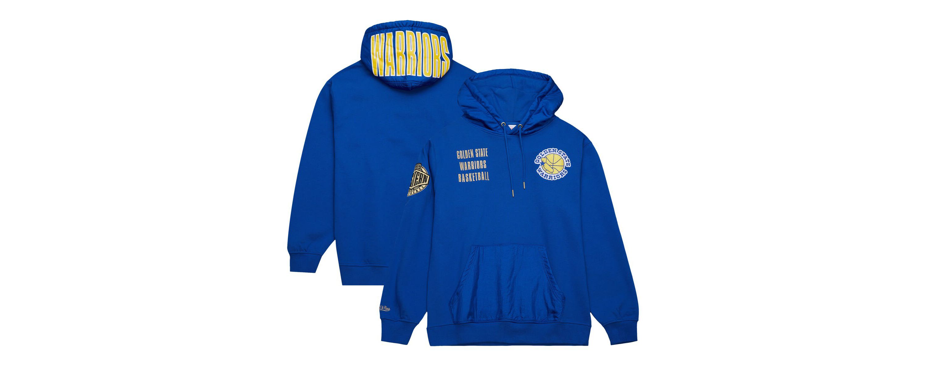NBA Golden State Warriors Team OG 2.0 Vintage Logo Fleece Pullover Hoodie
