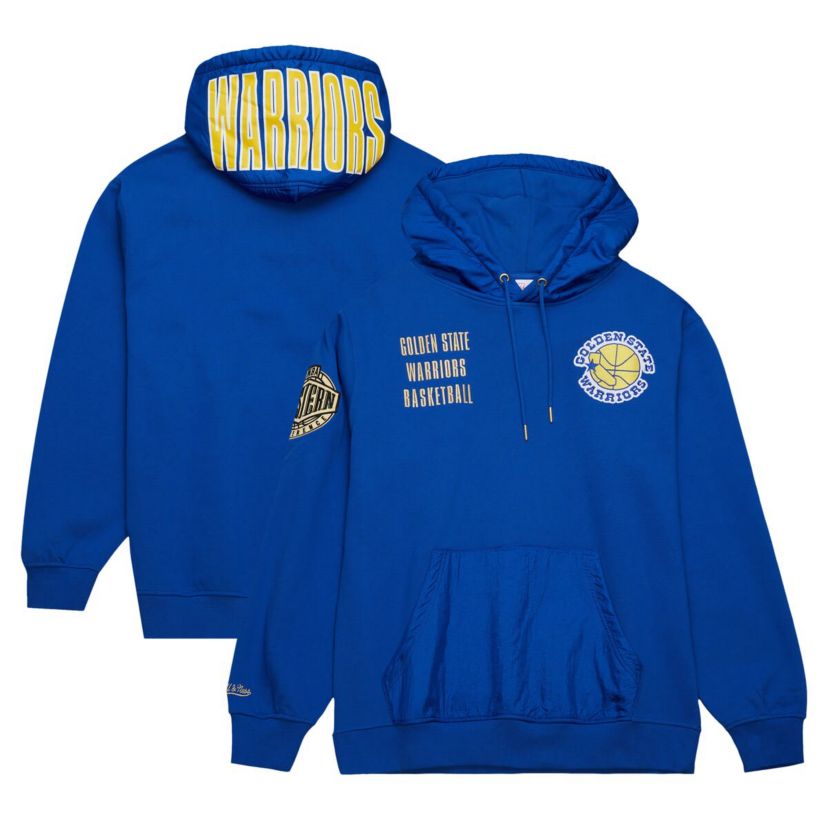 NBA Golden State Warriors Team OG 2.0 Vintage Logo Fleece Pullover Hoodie