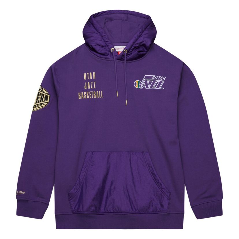 NBA Utah Jazz Team OG 2.0 Vintage Logo Fleece Pullover Hoodie