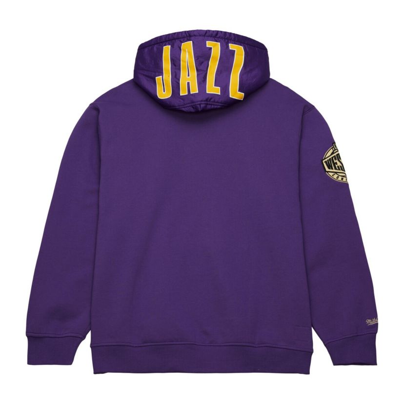 NBA Utah Jazz Team OG 2.0 Vintage Logo Fleece Pullover Hoodie