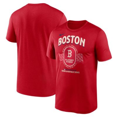Men's Boston Red Sox MLB Nike Boston Sox Dominican Republic Series Legend T-Shirt