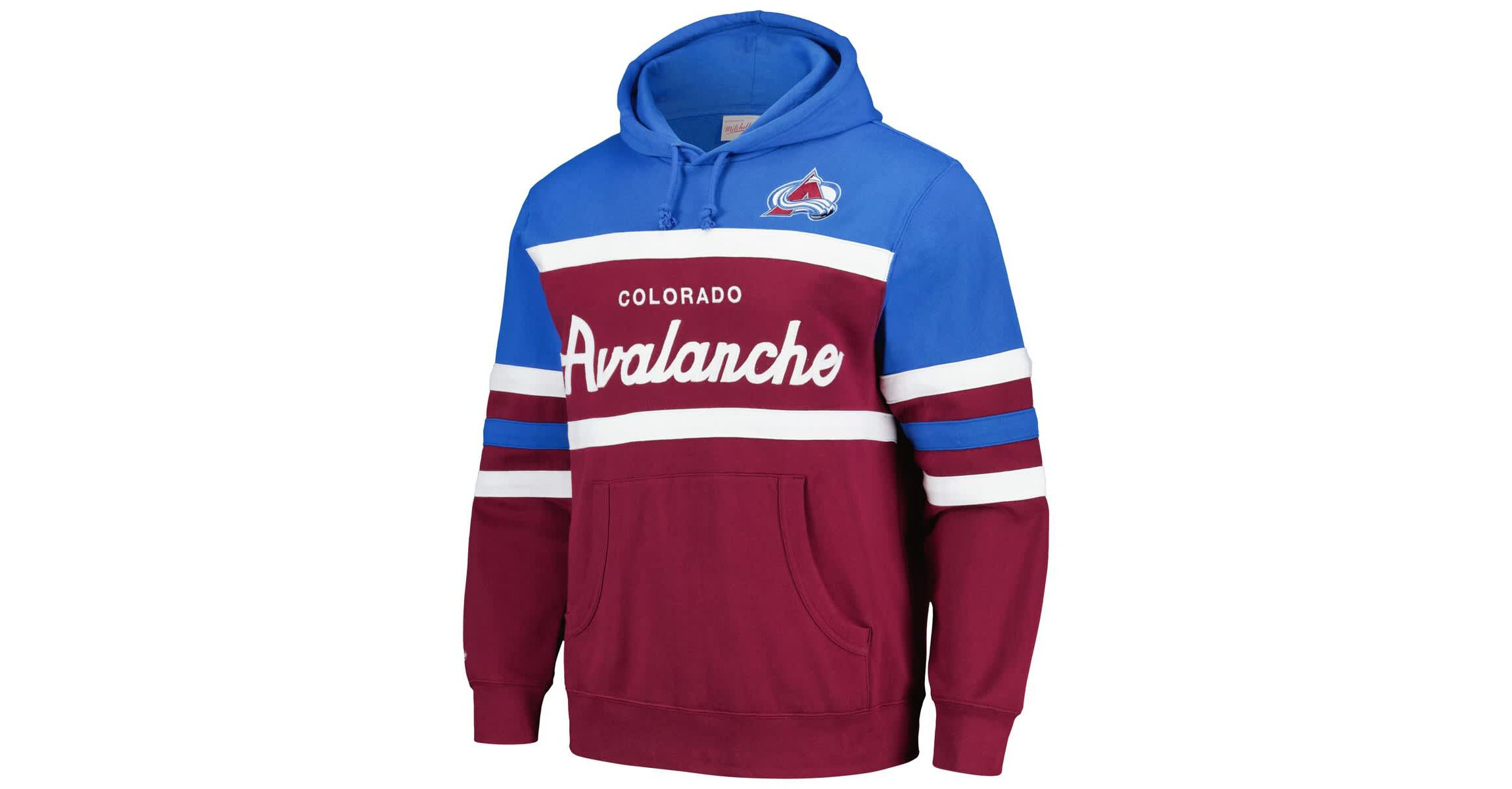 NHL Burgundy/Light Colorado Avalanche Head Coach Pullover Hoodie