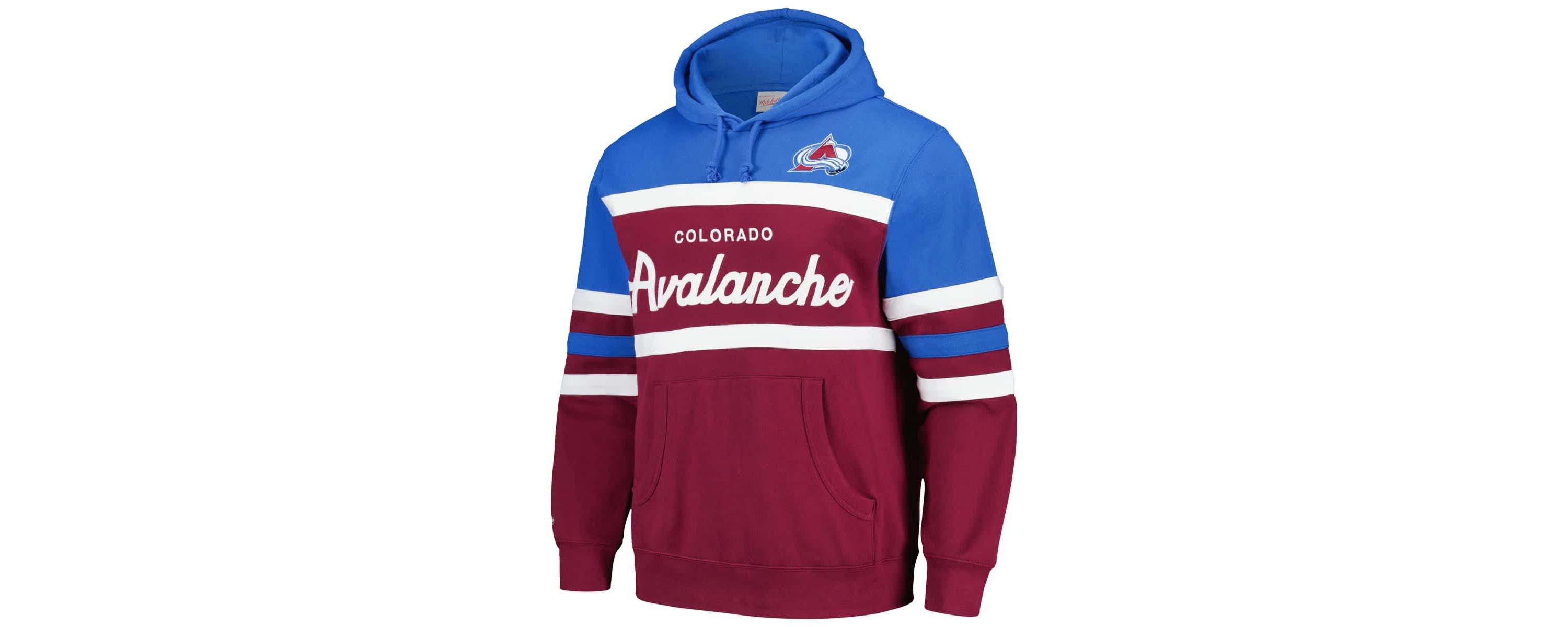 NHL Burgundy/Light Colorado Avalanche Head Coach Pullover Hoodie