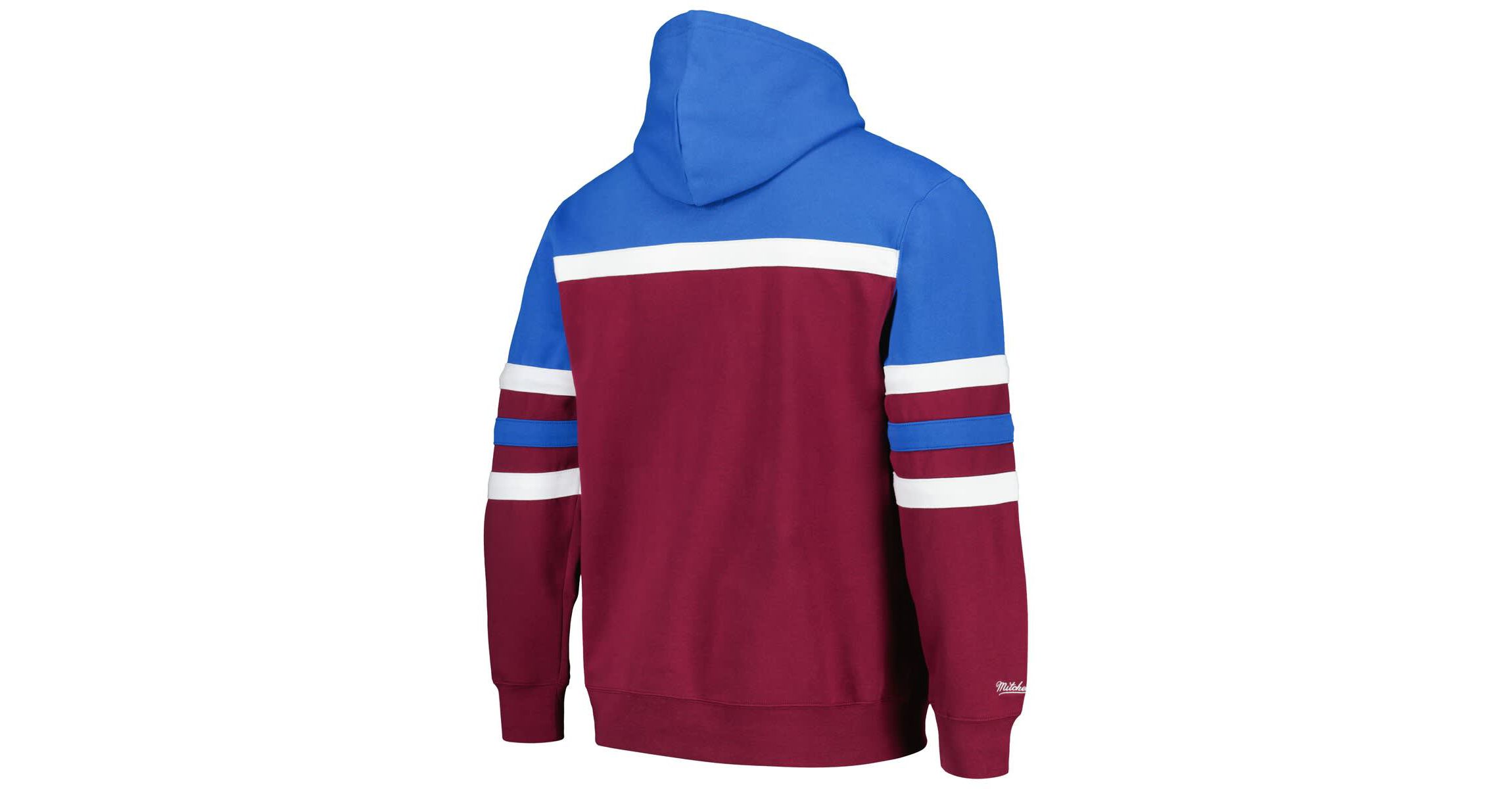 NHL Burgundy/Light Colorado Avalanche Head Coach Pullover Hoodie